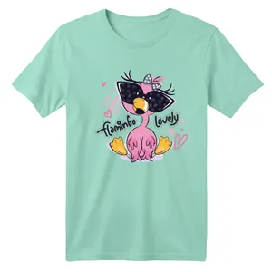 تی شرت آستین کوتاه بچگانه مدل فلامینگو