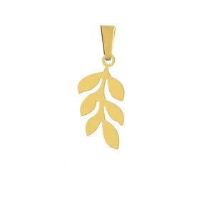 آویز گردنبند هایکا مدل برگ کد a.h 75