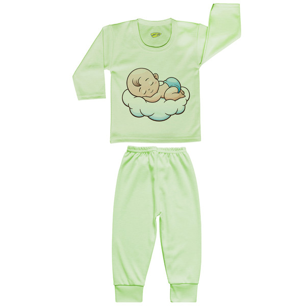 ست تی شرت و شلوار نوزادی کارانس مدل SBSG-3276