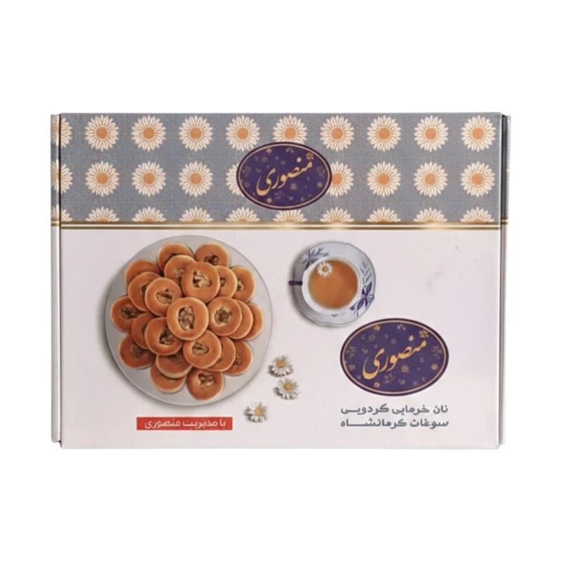 نان خرمایی گردویی منصوری - ۵۰۰ گرم