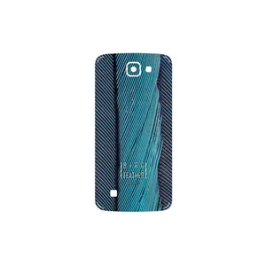 MAHOOT Turquoise feathers Cover Sticker for LG K4