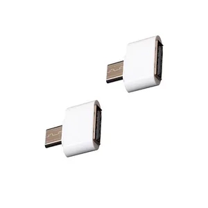 مبدل USB به MicroUSB مدل OTG HIVA مجموعه دو عددی