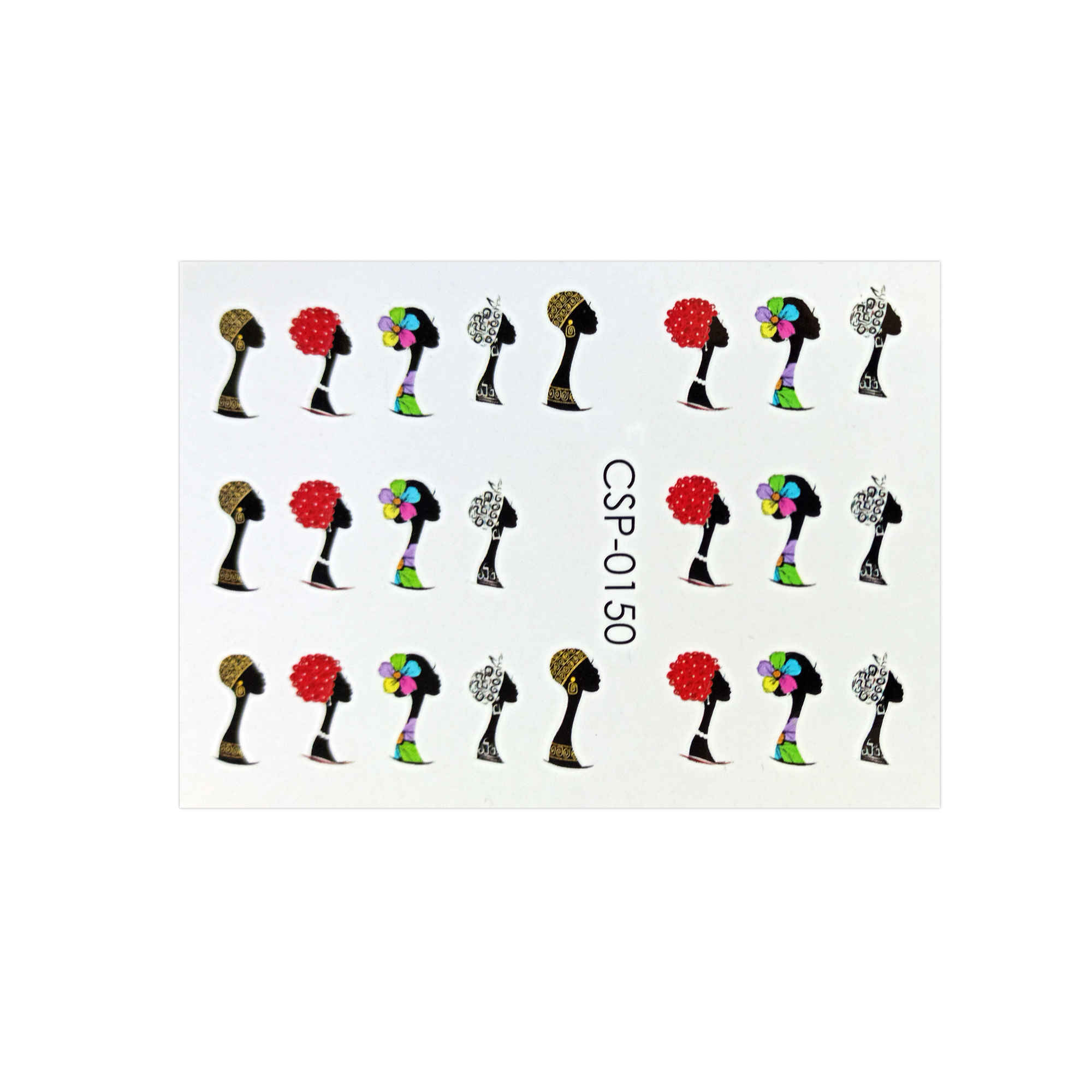 لنز ناخن مدل زن بومی کد150