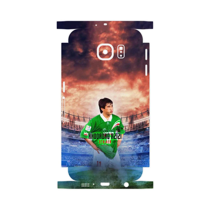 برچسب پوششی ماهوت مدل Khodadad Azizi-FullSkin مناسب برای گوشی موبایل سامسونگ Galaxy S6 Edge