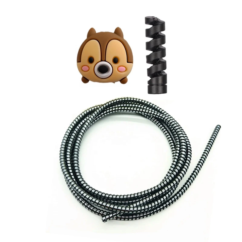 محافظ کابل شارژ و هندزفری مدل SNO9 بسته سه عددی 