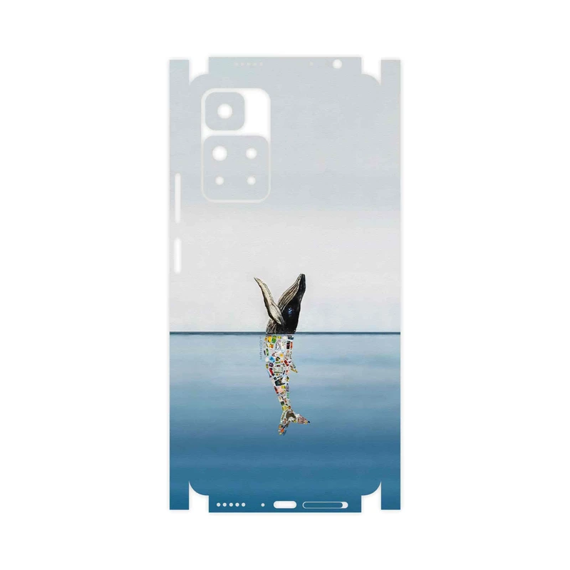 برچسب پوششی ماهوت مدل Collage of Sea Trash-FullSkin مناسب برای گوشی موبایل شیائومی Redmi Note 11 Pro Plus 5G