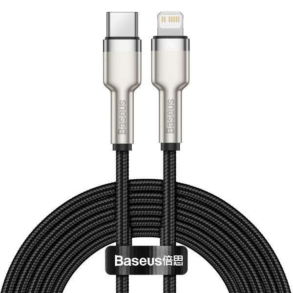 کابل تبدیل USB-C به لایتنینگ باسئوس مدل CATLJK-A01 طول 1 متر