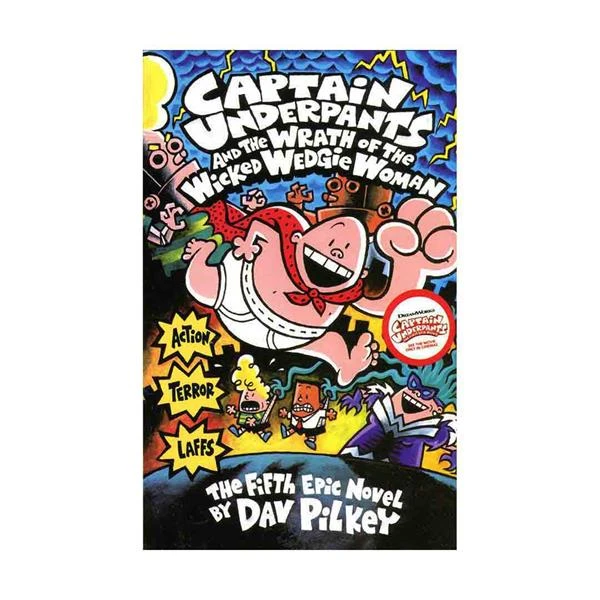 کتاب Captain Underpants 5 اثر Dav Pilkey انتشارات Scholastic