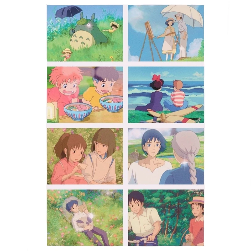 استیکر لپ تاپ طرح قلعه هاول کد 4 مجموعه 8 عددی