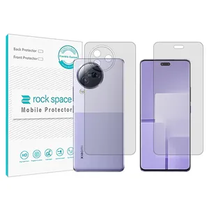 Rockspace transparent screen protector HyGEL model suitable for Xiaomi Civi 3 mobile phone with back protector