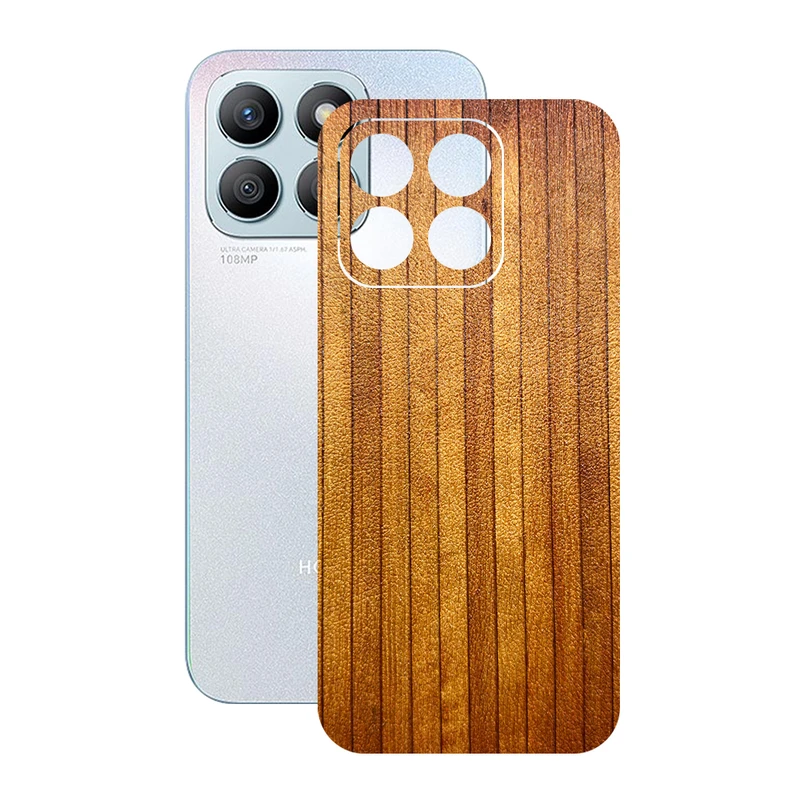 برچسب پوششی ریمکس مدل Leth طرح چوب مناسب برای گوشی موبایل آنر X8b