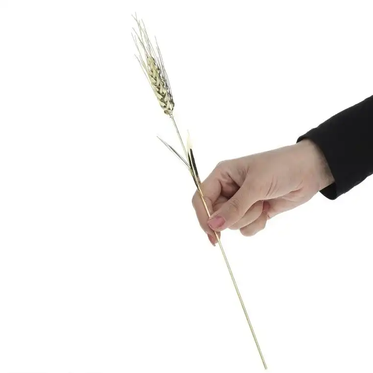 دکوری برنجی مدل گندم بسته 6 عددی