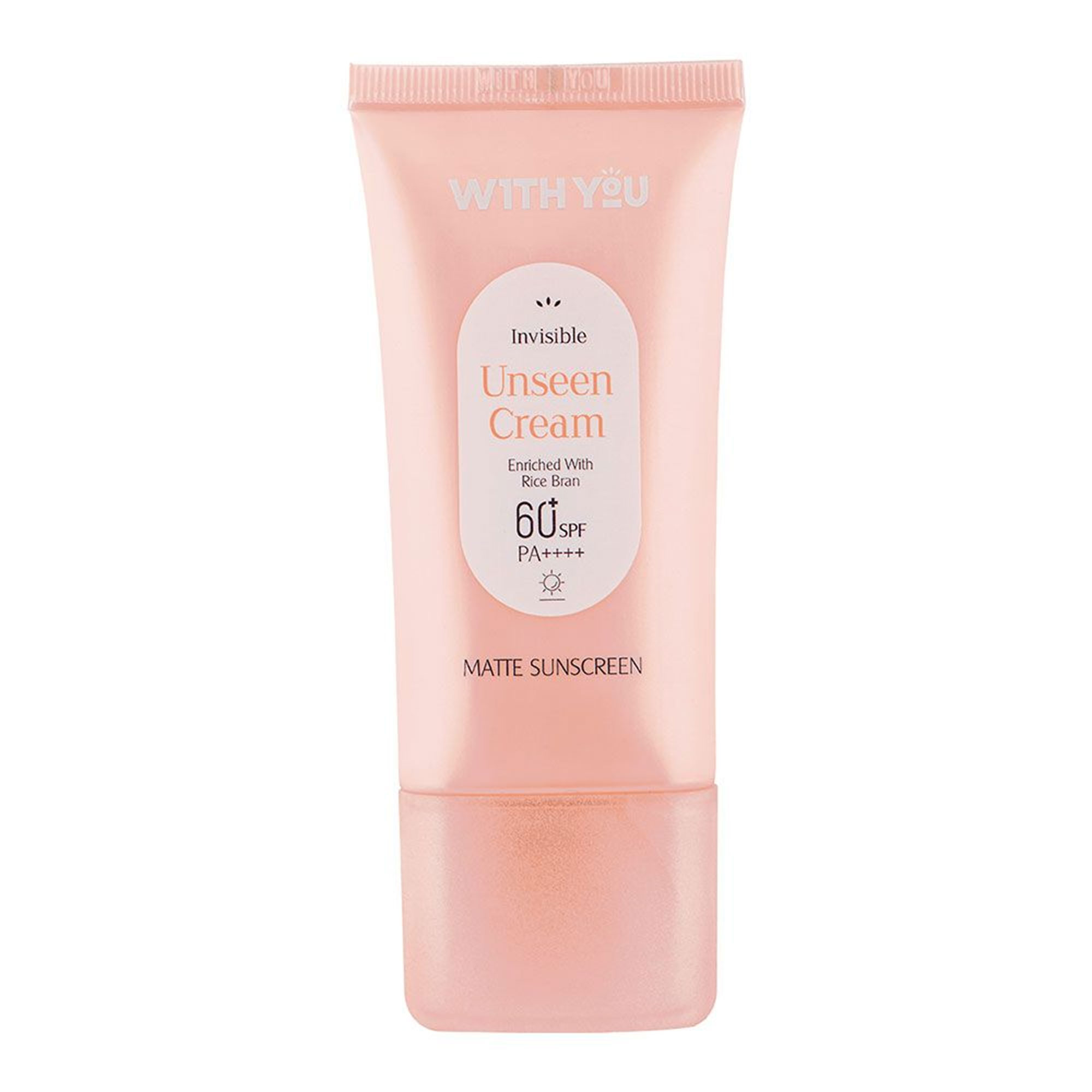 کرم ضد آفتاب بدون رنگ ویت یو spf60 مدل Unseen محافظ UVA،UVB مناسب برای انواع پوست حجم 50 میلی لیتر