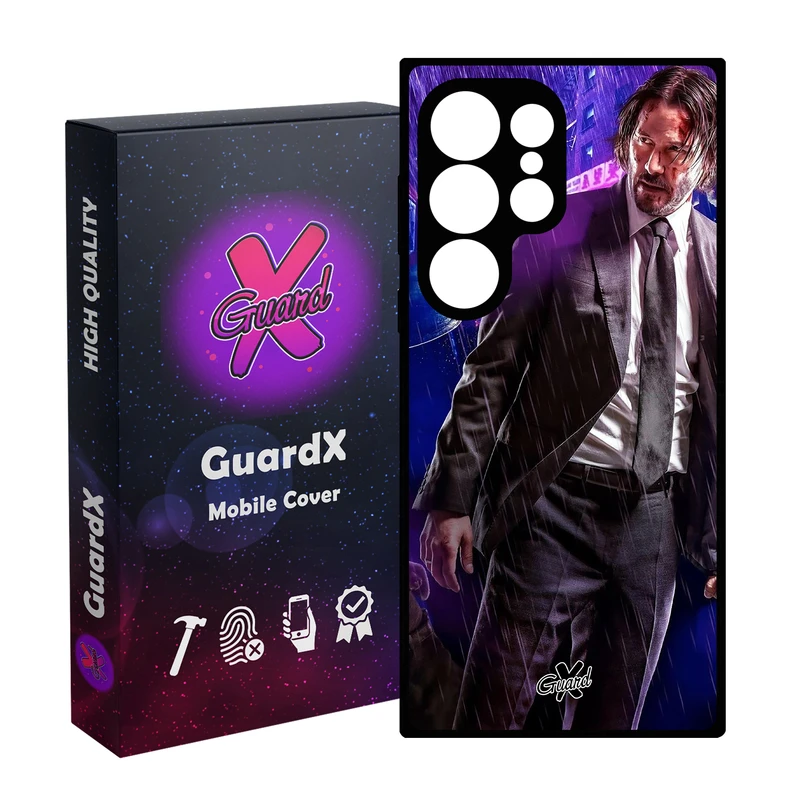 کاور گارد ایکس طرح John Wick مدل 10124 مناسب برای گوشی موبایل سامسونگ Galaxy S25 Ultra