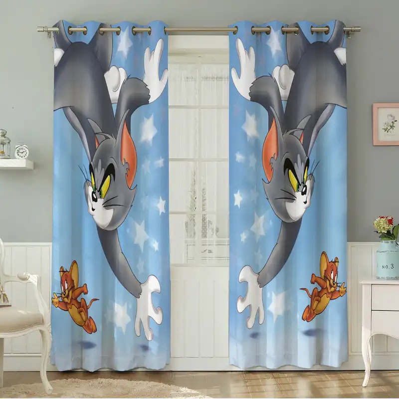 پرده نیروانا طرح کودک مدل مخمل کد 4813 سایز 140×280 سانتی متر