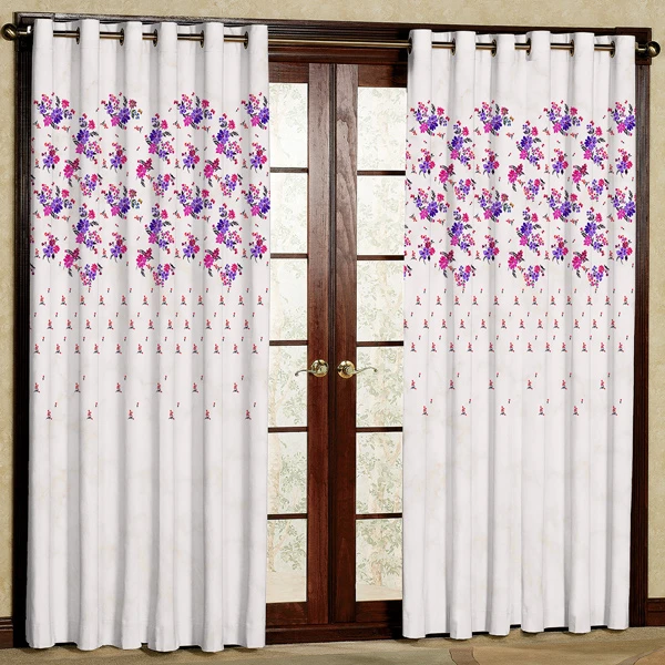 پرده مدل مخمل پانچی کد 5849 سایز 280x140 سانتی متر