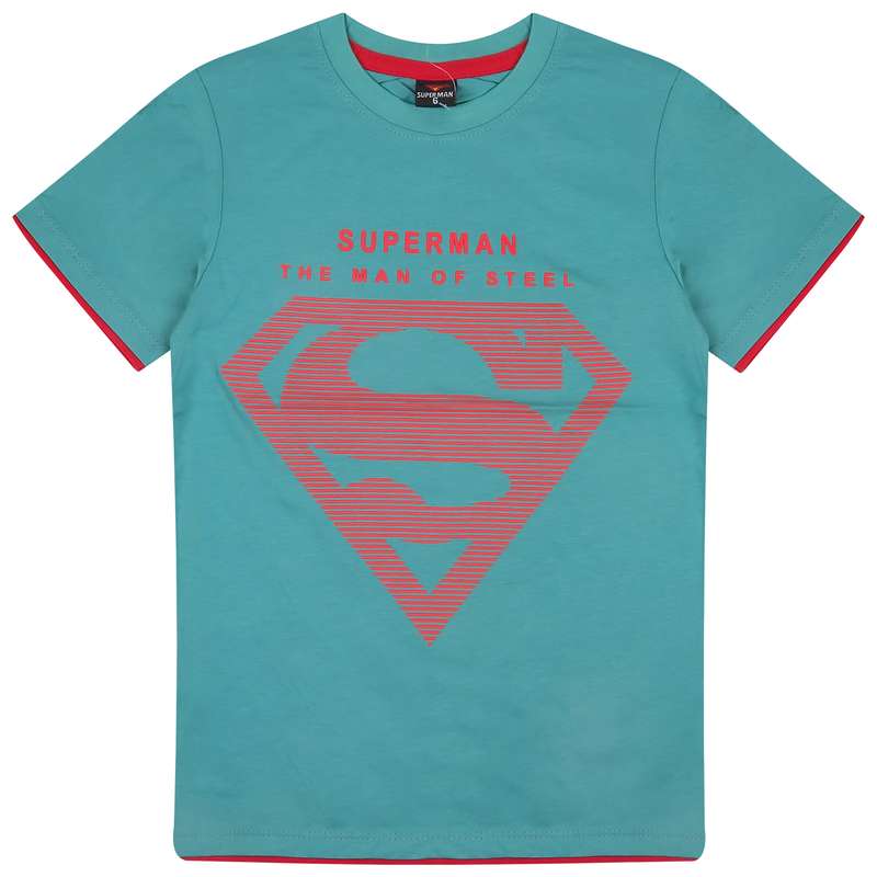 تی شرت آستین کوتاه پسرانه مدل Super Man 01