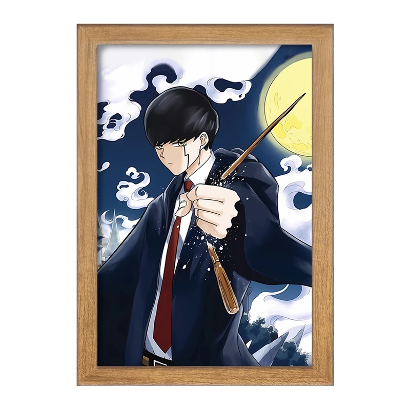 تابلو خندالو مدل انیمه ماشیل جادو و ماهیچه کد 27555