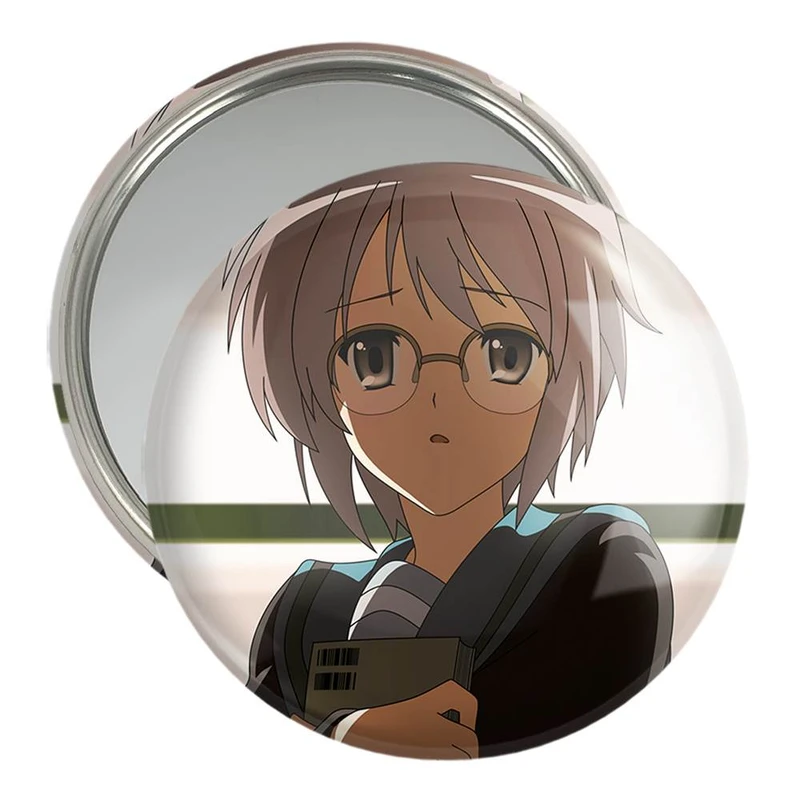 آینه جیبی خندالو مدل یوکی انیمه The Disappearance of Haruhi Suzumiya  کد 23111
