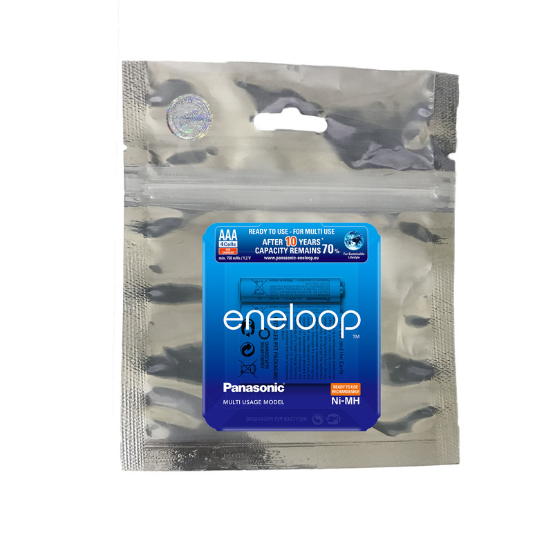 باتری نیم قلمی قابل شارژ پاناسونیک مدل eneloop/BK-4MCCE(HR03) بسته 2 عددی