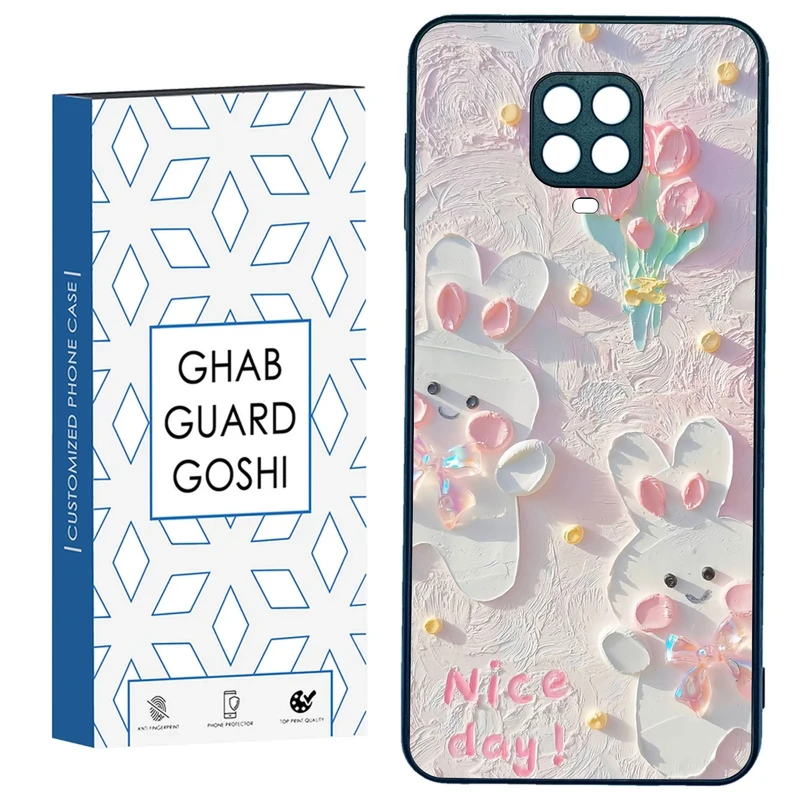 کاور قاب گارد گوشی طرح گل کد FB-214 مناسب برای گوشی موبایل شیائومی REDMI NOTE 9 PRO / NOTE 9 S  