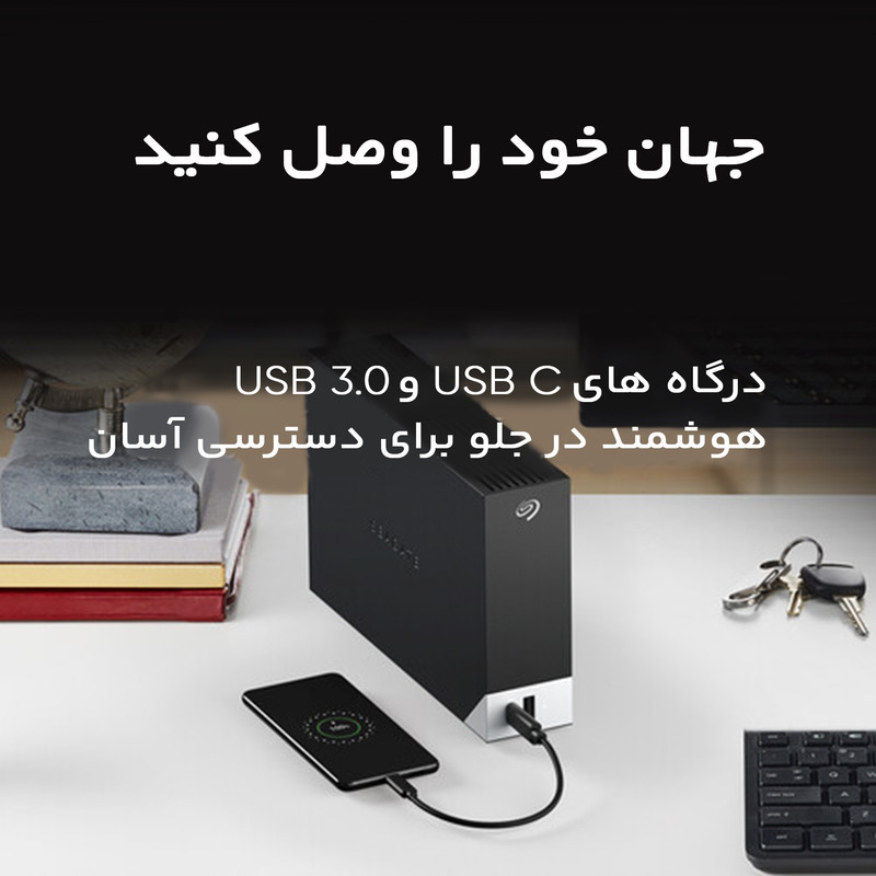 هارد اکسترنال سیگیت مدل STLC6000400 ظرفیت شش ترابایت