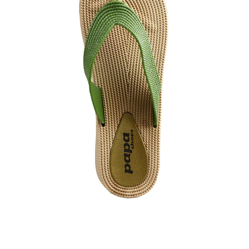 دمپایی لاانگشتی زنانه پاپا مدل ترمه پلاس کد 06