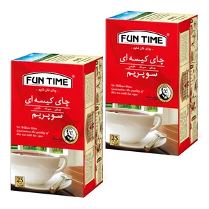 چای سیاه کیسه ای سوپریم فان تایم دو بسته 25 عددی