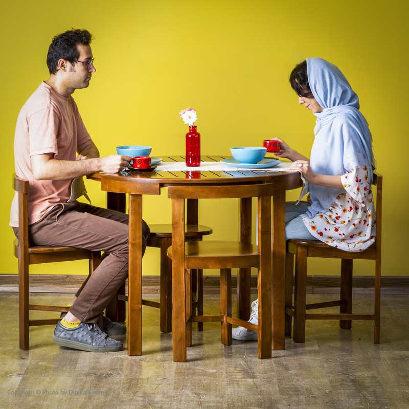 میز و صندلی ناهار خوری عاج مدل A102