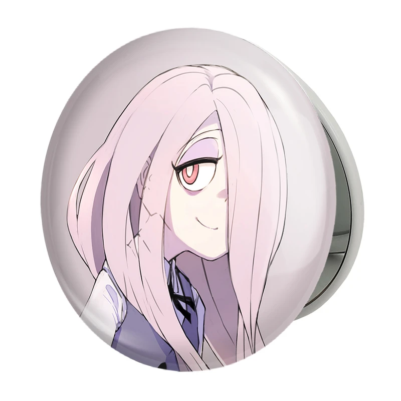 آینه جیبی خندالو طرح سوسی انیمه جادوگران کوچک Little Witch Academia مدل تاشو کد 22862 