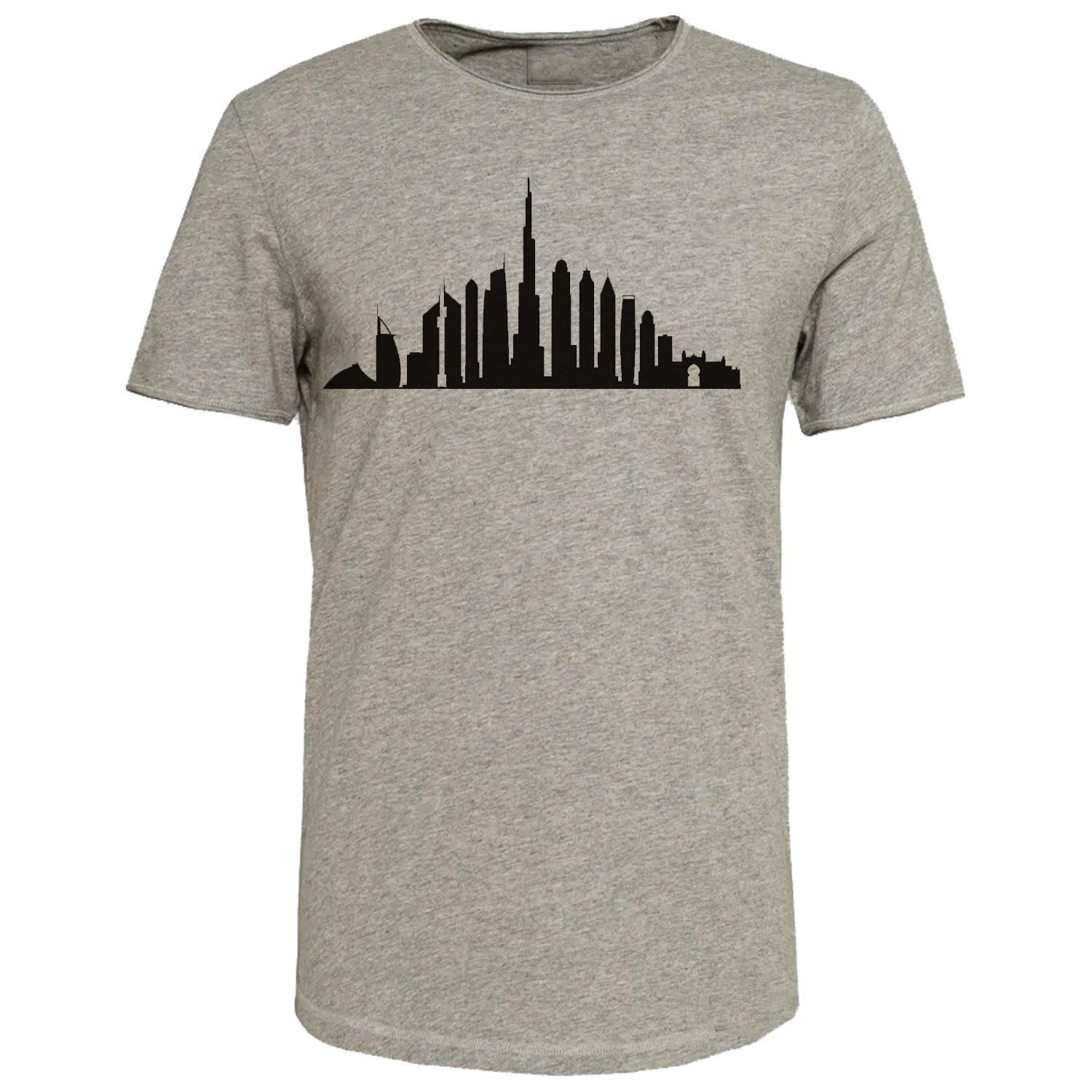 تی شرت آستین کوتاه مردانه کد  MO 69 رنگ طوسی