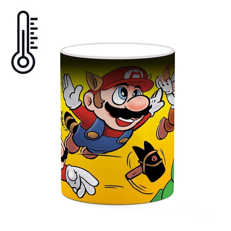 ماگ حرارتی کاکتی مدل بازی سوپر ماریو Super Mario کد mgh30534