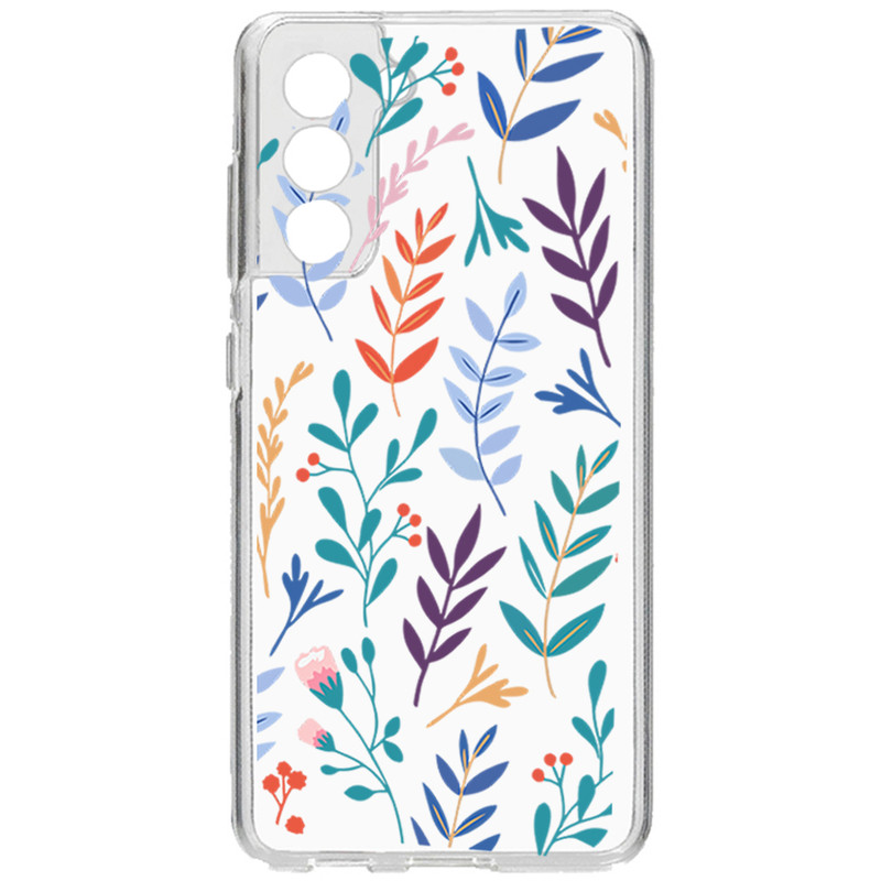 کاور طرح Tiny Leaves مناسب برای گوشی موبایل سامسونگ Galaxy S22 Plus