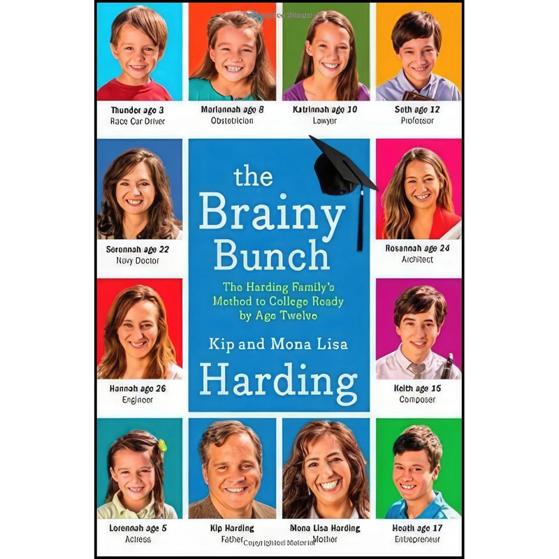 کتاب The Brainy Bunch اثر Kip Harding and Mona Lisa Harding انتشارات Gallery Books