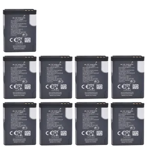 باتری موبایل مدل BL-5C با ظرفیت 1020میلی آمپرساعت مناسب برای گوشی موبایل نوکیا 5C بسته 9 عددی
