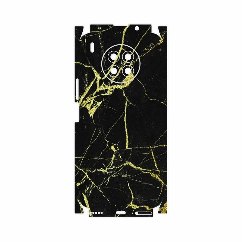برچسب پوششی ماهوت مدل Graphite-Gold-Marble-FullSkin مناسب برای گوشی موبایل آنر 50 Lite