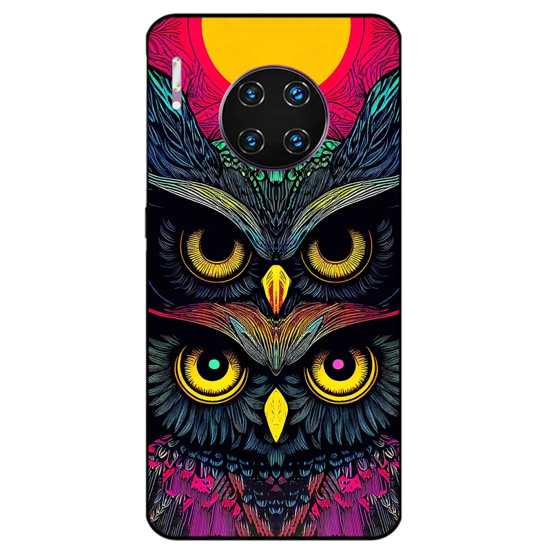 کاور مگافون طرح جغد مدل 1904 مناسب برای گوشی موبایل هوآوی Mate 30 Pro 