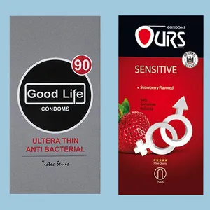 کاندوم گودلایف مدل Ultra Thin Anti Bacterial بسته 12 عددی به همراه کاندوم ساده اورز مدل Sensitive بسته 12 عددی