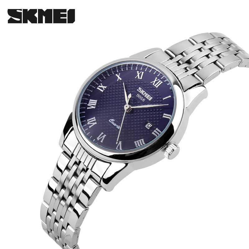 ست ساعت مچی عقربه ای زنانه و مردانه اسکمی مدل 9058MANWO