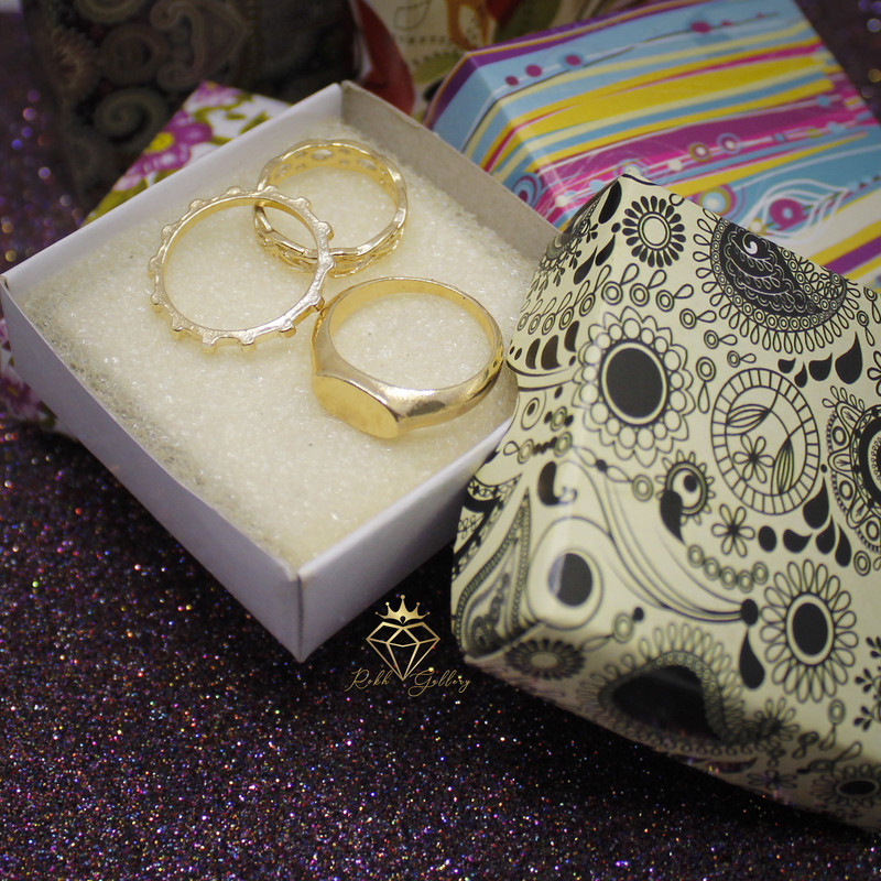 بند انگشتی زنانه کد RKH_1139 مجموعه 3 عددی