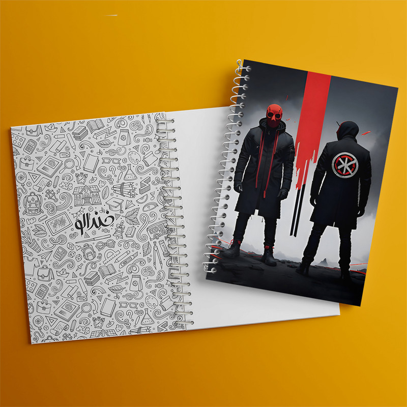 دفتر مشق 50 برگ خندالو طرح پسرانه کد F8489