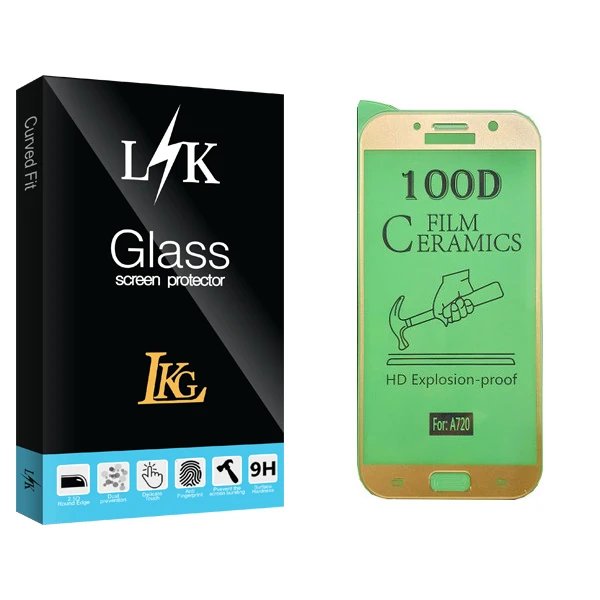 محافظ صفحه نمایش سرامیکی ال کا جی مدل LK Glass مناسب برای گوشی موبایل سامسونگ Galaxy A7 2017/ A720