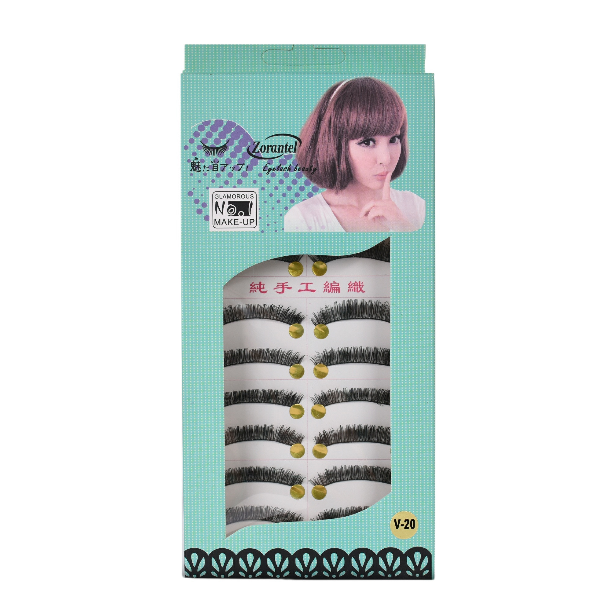 مژه مصنوعی زورانتل مدل glamorous کد V-20 مژه مصنوعی زورانتل مدل glamorous کد V-20