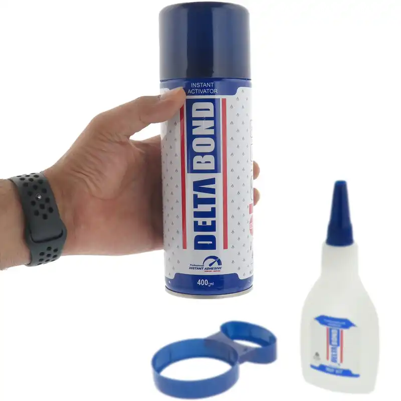 چسب 123 دلتا مدل ACTIVATOR حجم 400 میلی لیتر
