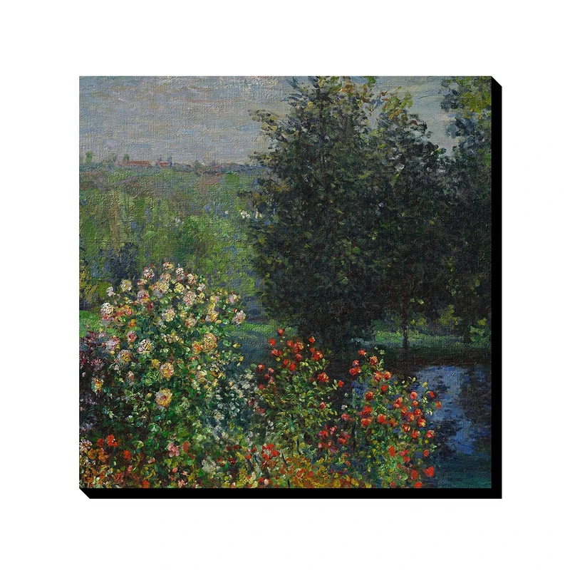 تابلو ترمه طراحان ایده طرح بوته های رز در باغ مونهگرون از مونه کد art0198