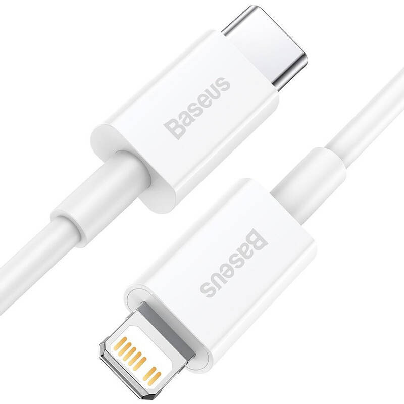کابل تبدیل USB-C به لایتنینگ باسئوس مدل CATLYS-02 طول 0.25 متر