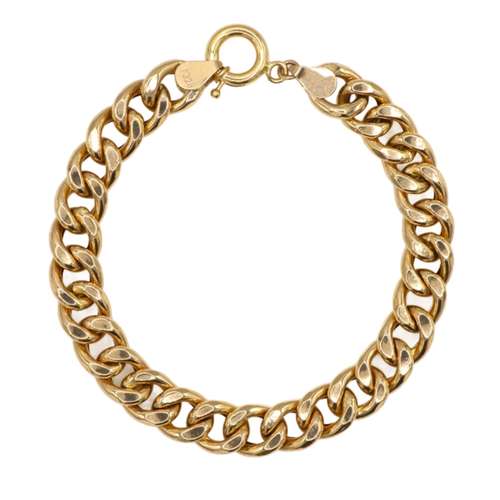 دستبند زنجیری طلا 18 عیار زنانه طلای کامک مدل کارتیه