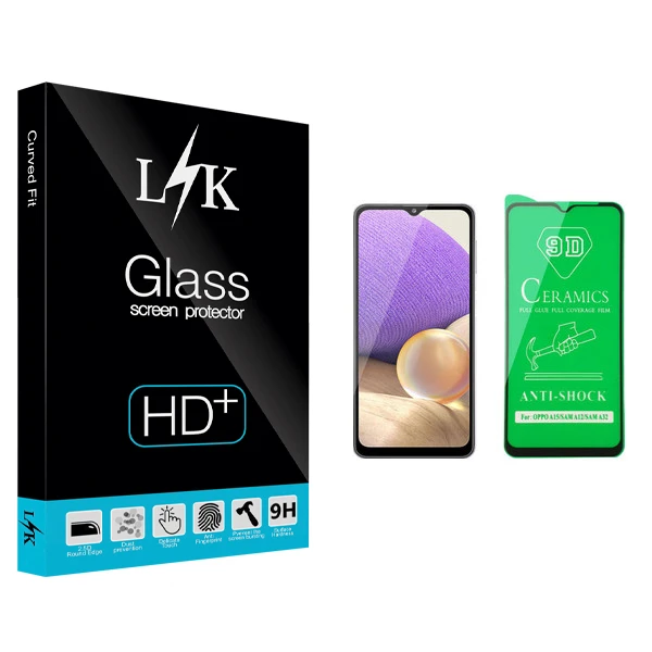 محافظ صفحه نمایش سرامیکی ال کی مدل +LITE مناسب برای گوشی موبایل سامسونگ Galaxy A32