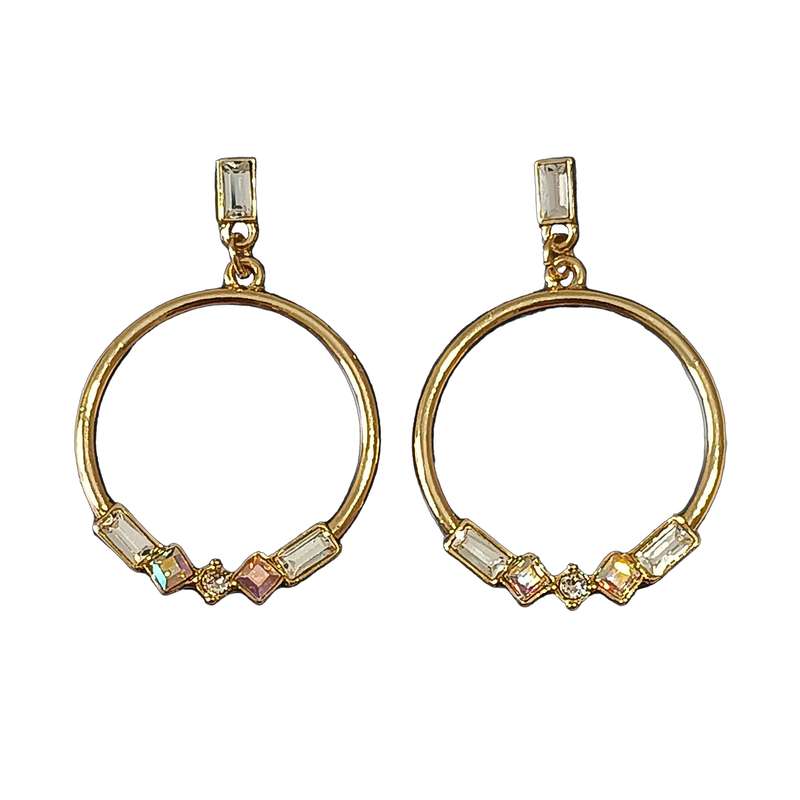 گوشواره زنانه آی ام مدل Ornated circle