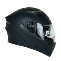 کلاه کاسکت فک متحرک دی ای وان مدل matt blk 101 